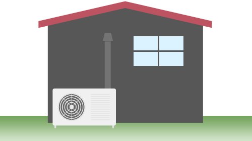 家の外壁と化粧カバー